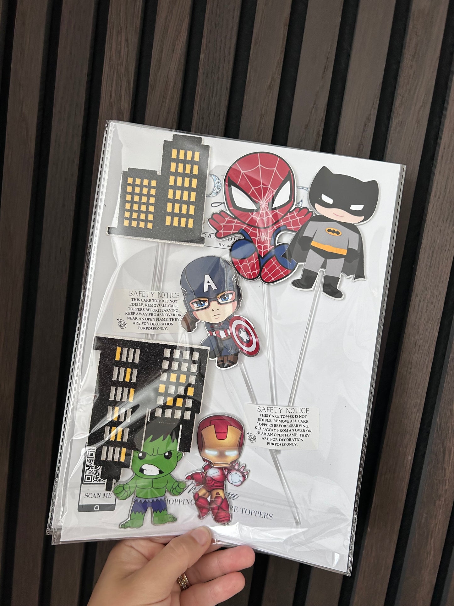 Baby Superheroes Cake Topper, Spiderman Cake Topper, Batman Cake Topper