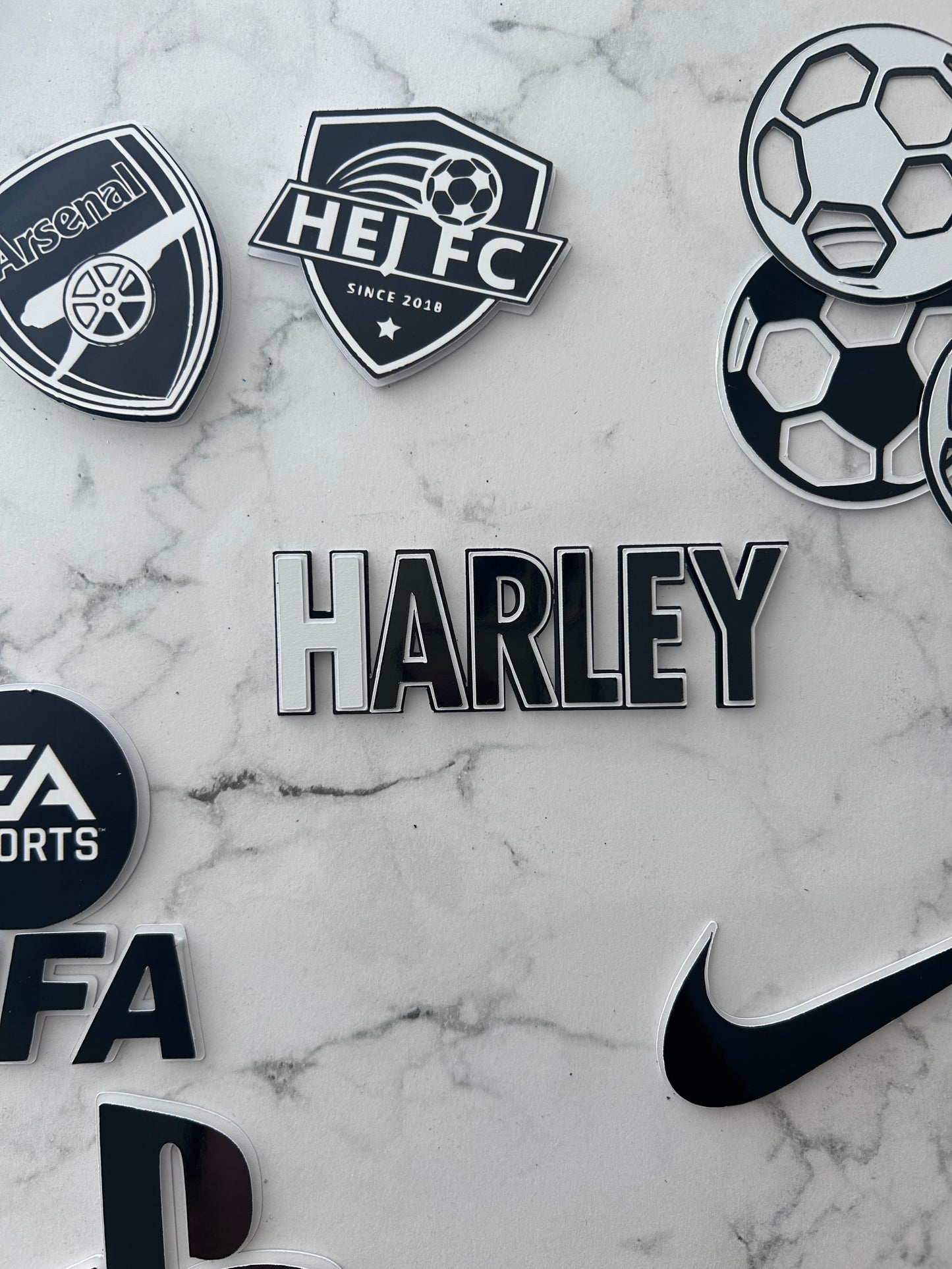 Football Cake Toppers, Gaming Cake Topper Nike Cake Topper