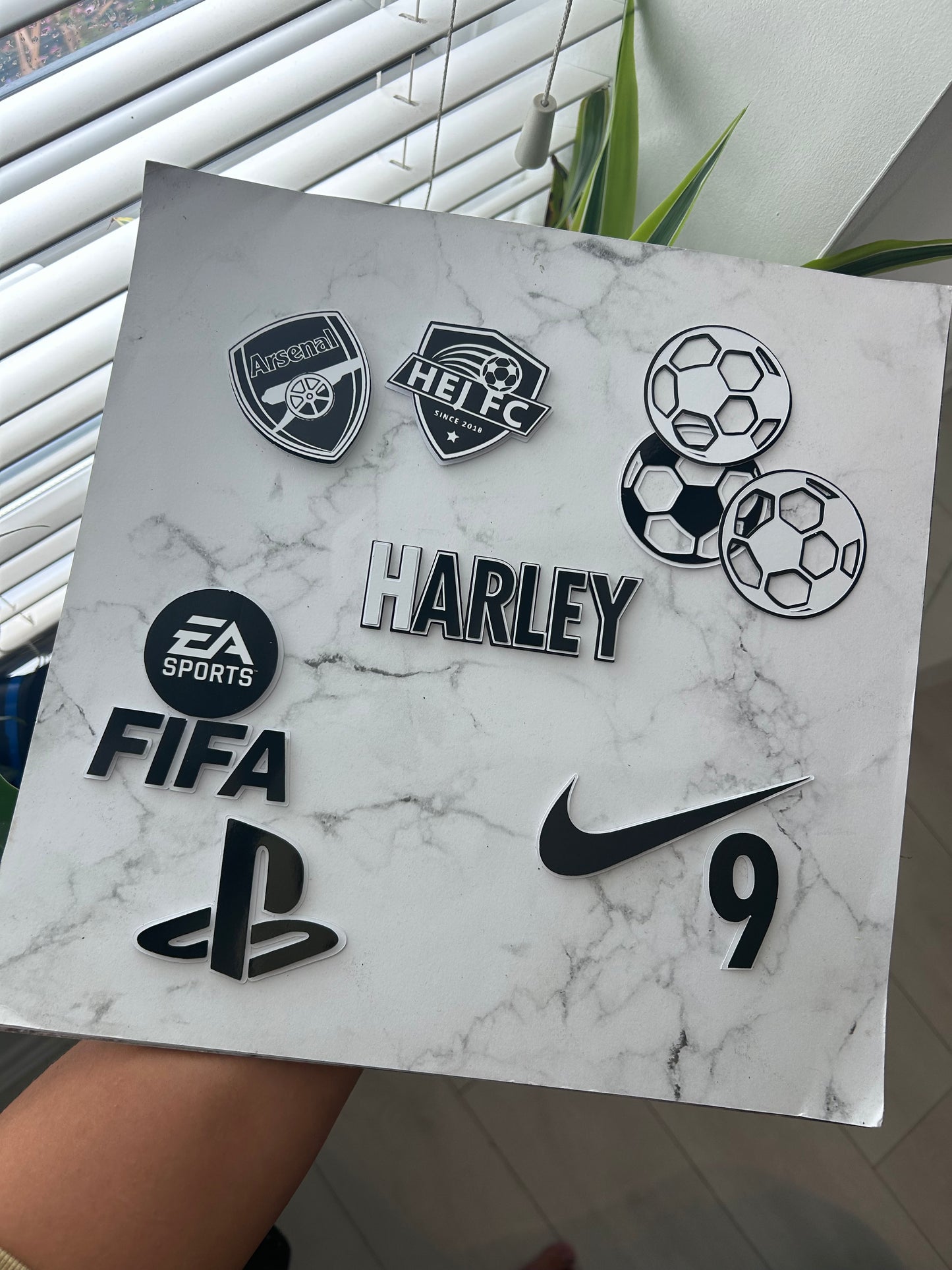 Football Cake Toppers, Gaming Cake Topper Nike Cake Topper