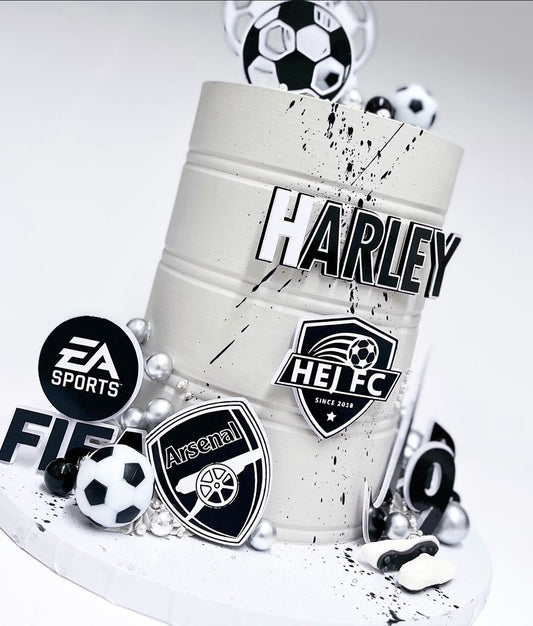 Football Cake Toppers, Gaming Cake Topper Nike Cake Topper