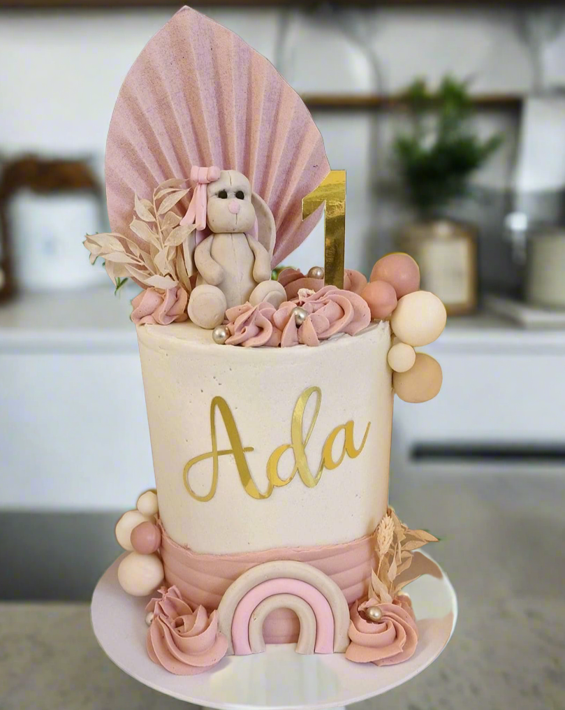 Name & Age Cake Charm