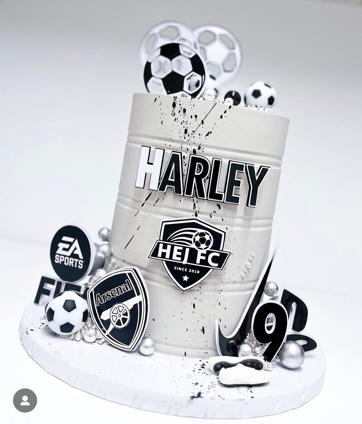 Football Cake Toppers, Gaming Cake Topper Nike Cake Topper