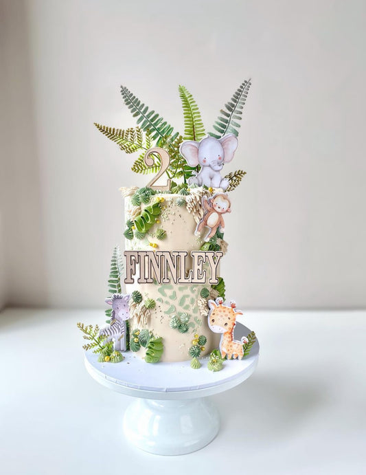 Safari, Jungle Cake Topper