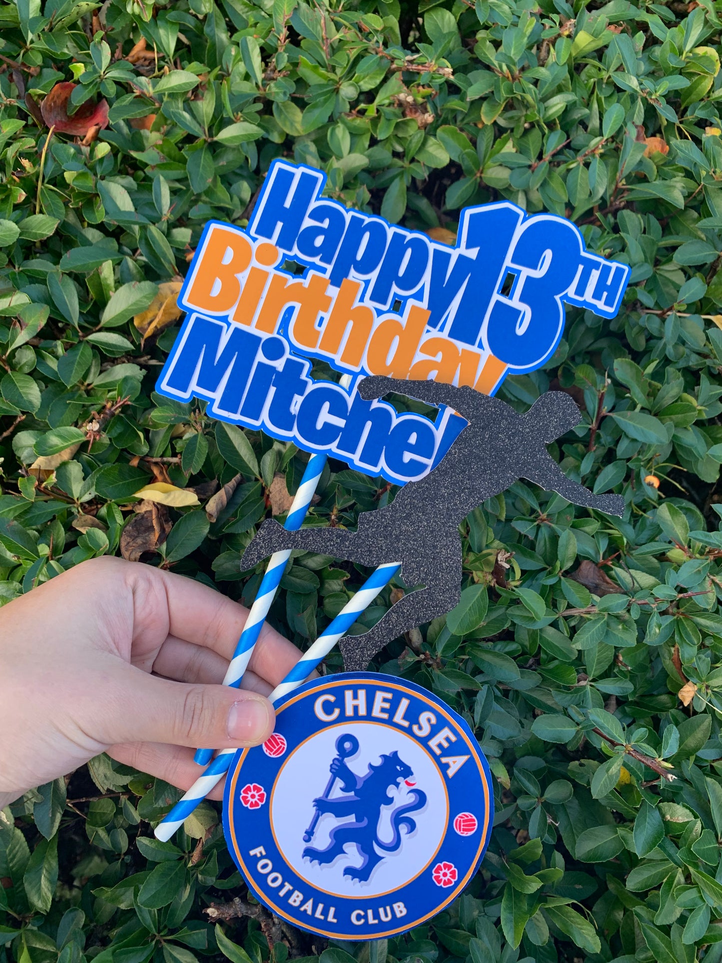 Football Cake Topper