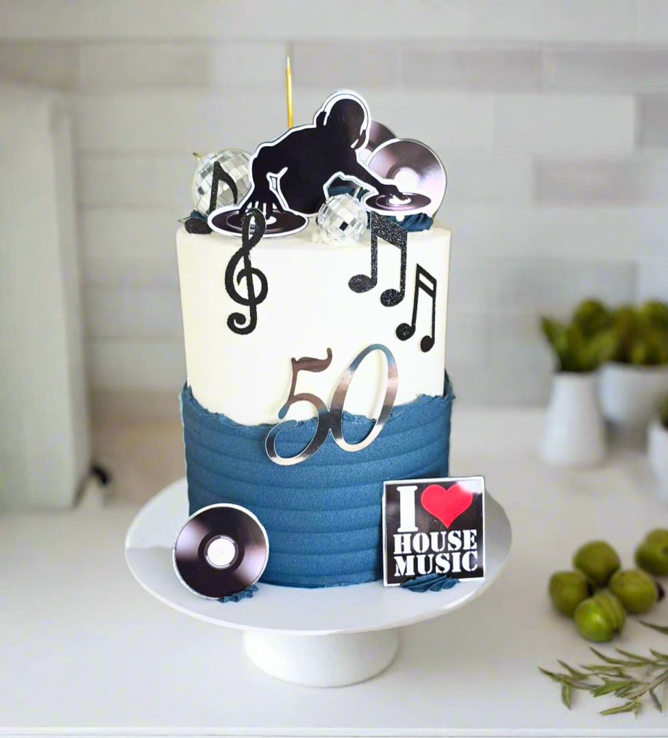 DJ & Music Cake Topper Set