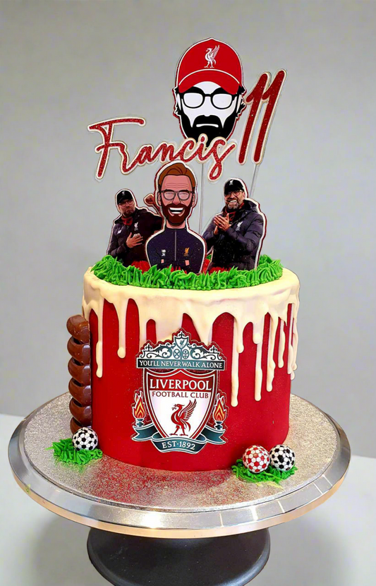 Football Cake Topper Liverpool
