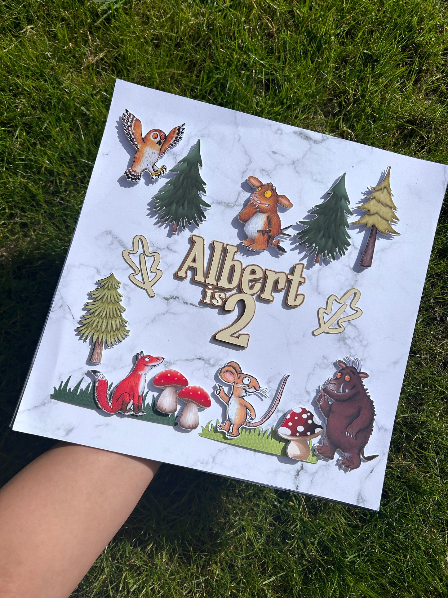 Gruffalo Woodland Cake Topper, Woodland Cake Charms.
