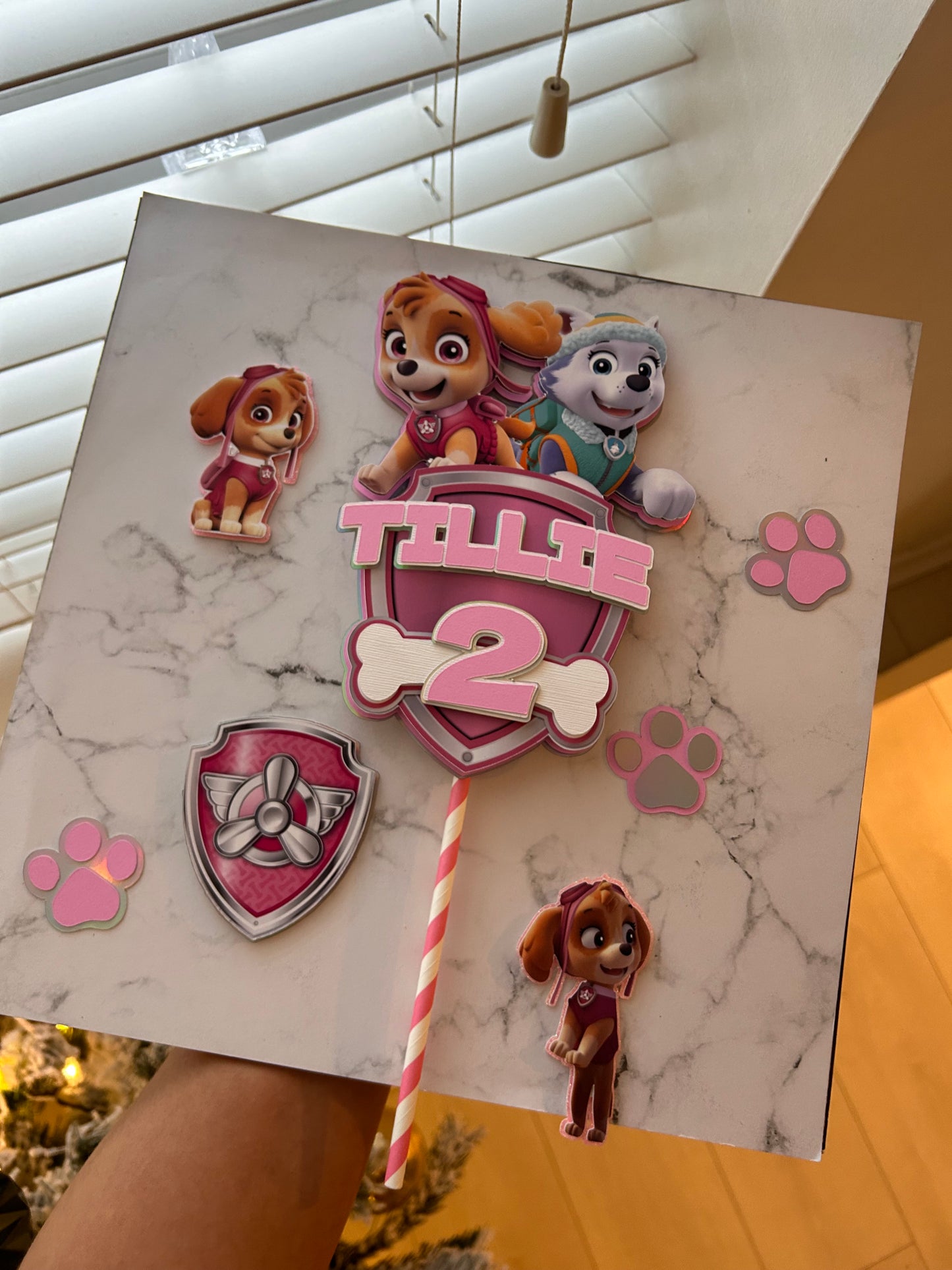 Paw Patrol Cake Topper, Skye Cake Topper