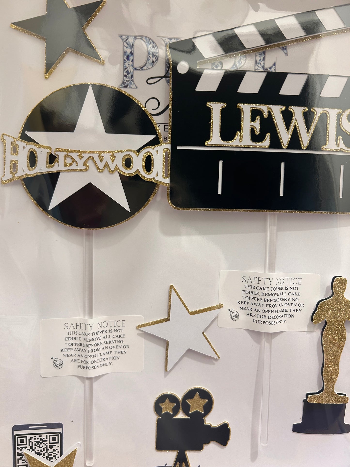 Movie Hollywood Cake Topper, Movie Award, Walk Of Fame, Personalised Cake Toppers, Cake Decorations, Party Supplies, Kitchen Supplies