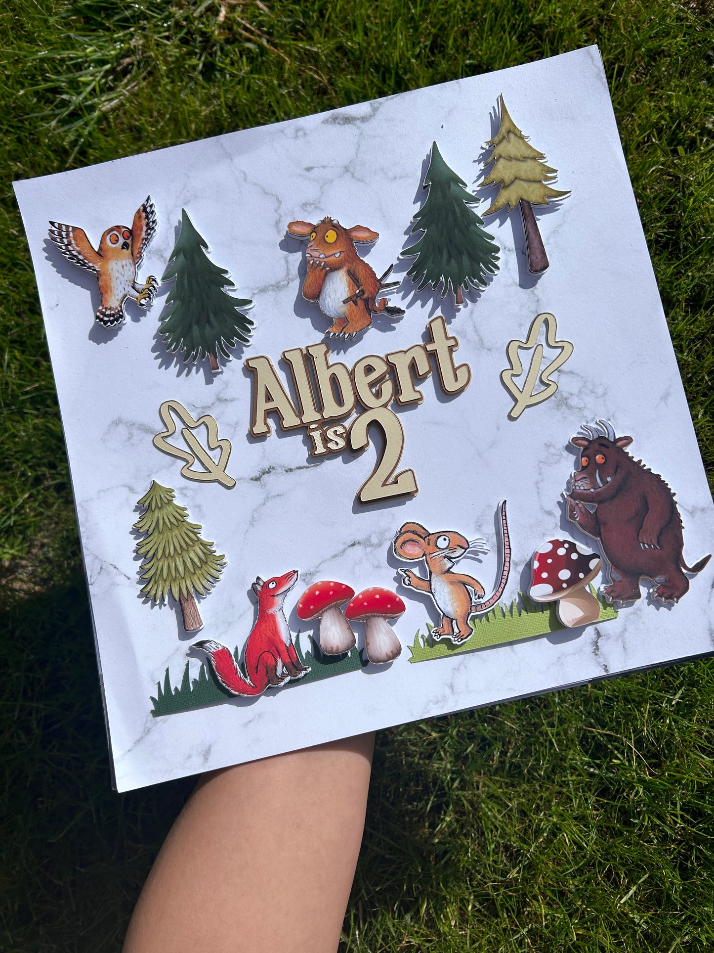 Gruffalo Woodland Cake Topper, Woodland Cake Charms.