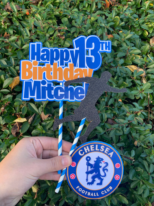 Football Cake Topper