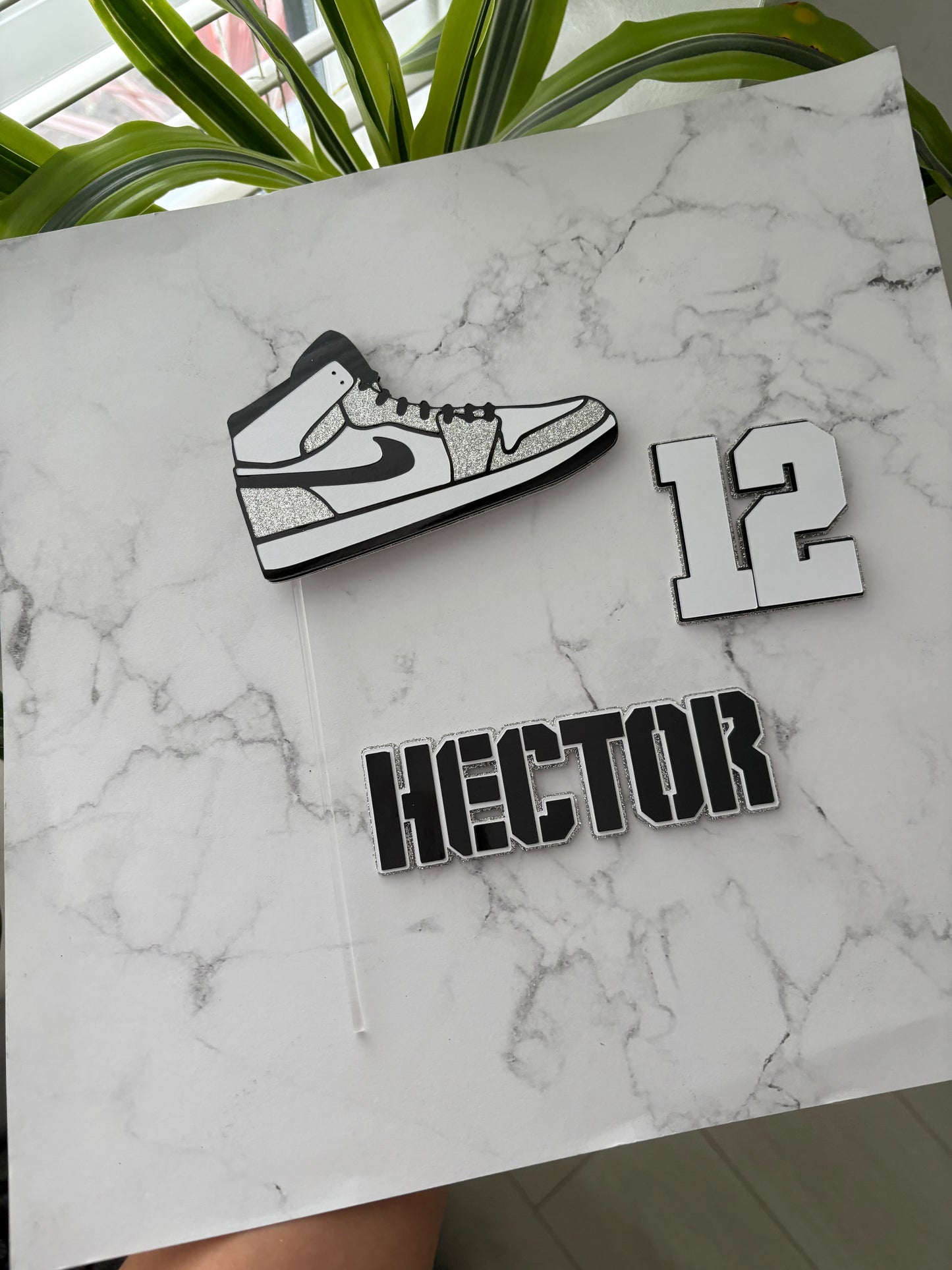 Jordan 1s Cake Topper, Nike Shoe Cake Topper, Jordan Cake Decorations, Hightop Cake Topper