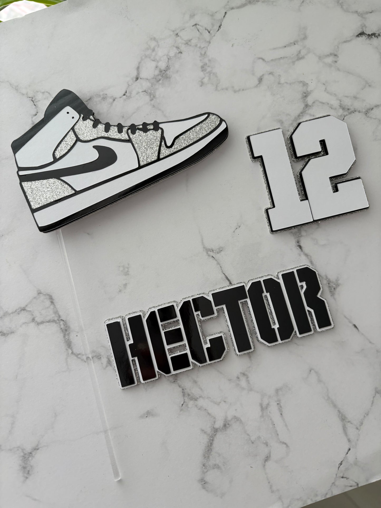 Jordan 1s Cake Topper, Nike Shoe Cake Topper, Jordan Cake Decorations, Hightop Cake Topper