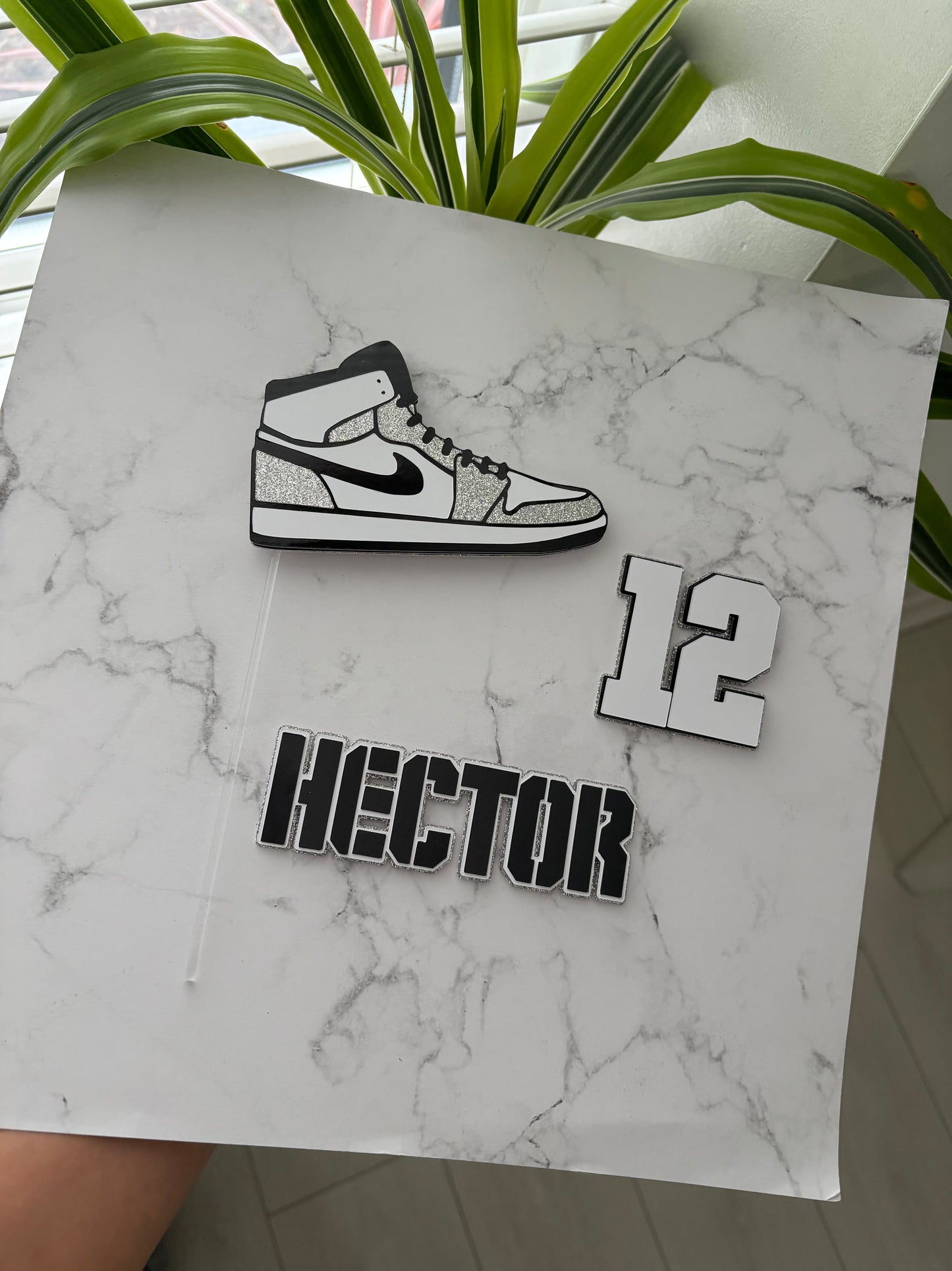 Jordan 1s Cake Topper, Nike Shoe Cake Topper, Jordan Cake Decorations, Hightop Cake Topper