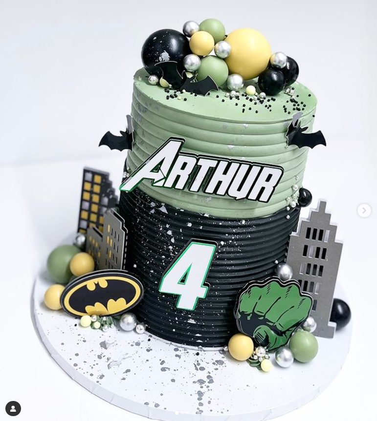 Superhero Cake Topper, Batman Cake Topper, Hulk Cake Topper