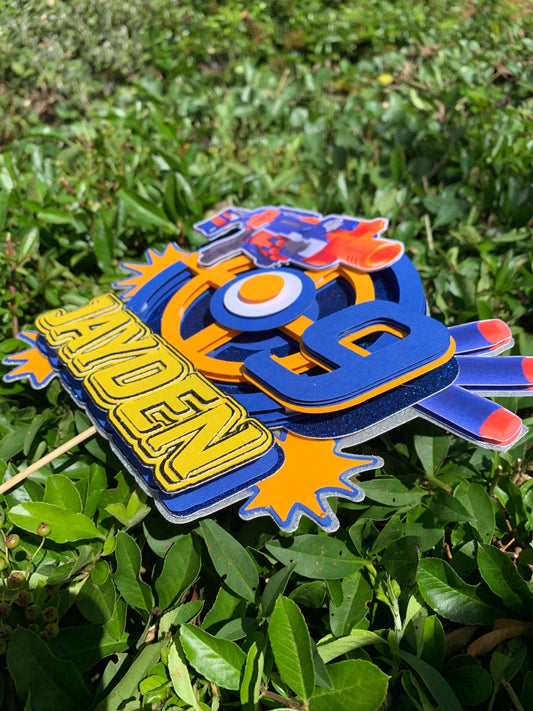 Nerf Cake Topper