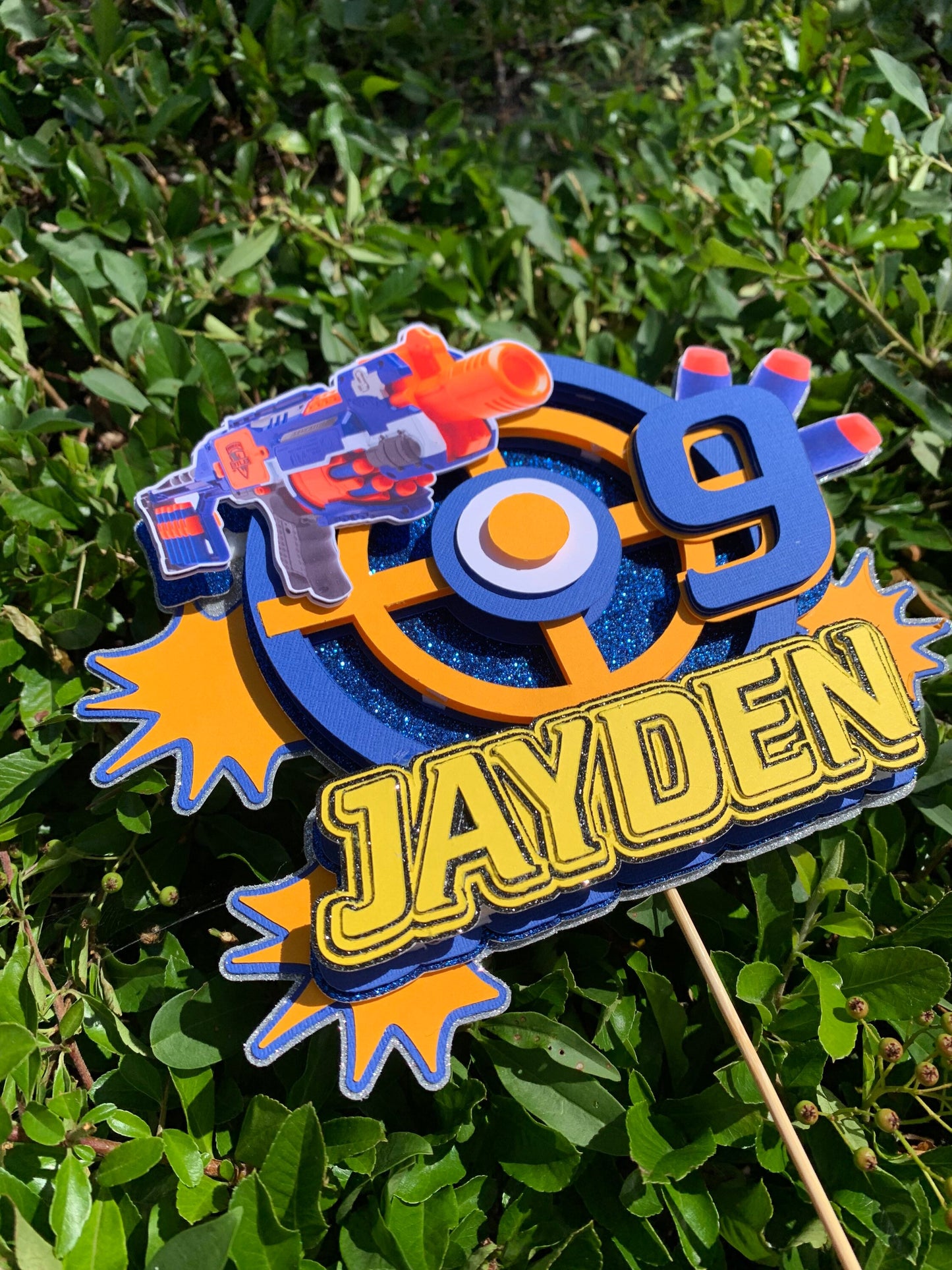 Nerf Cake Topper