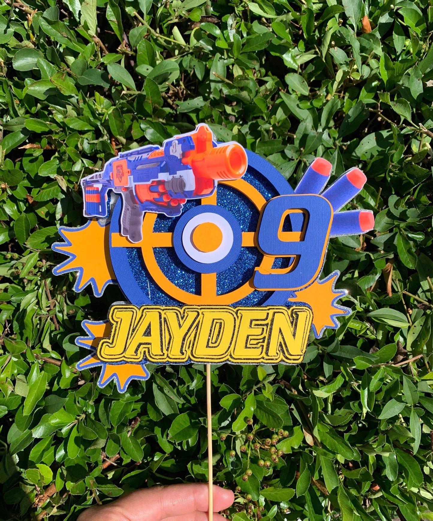 Nerf Cake Topper