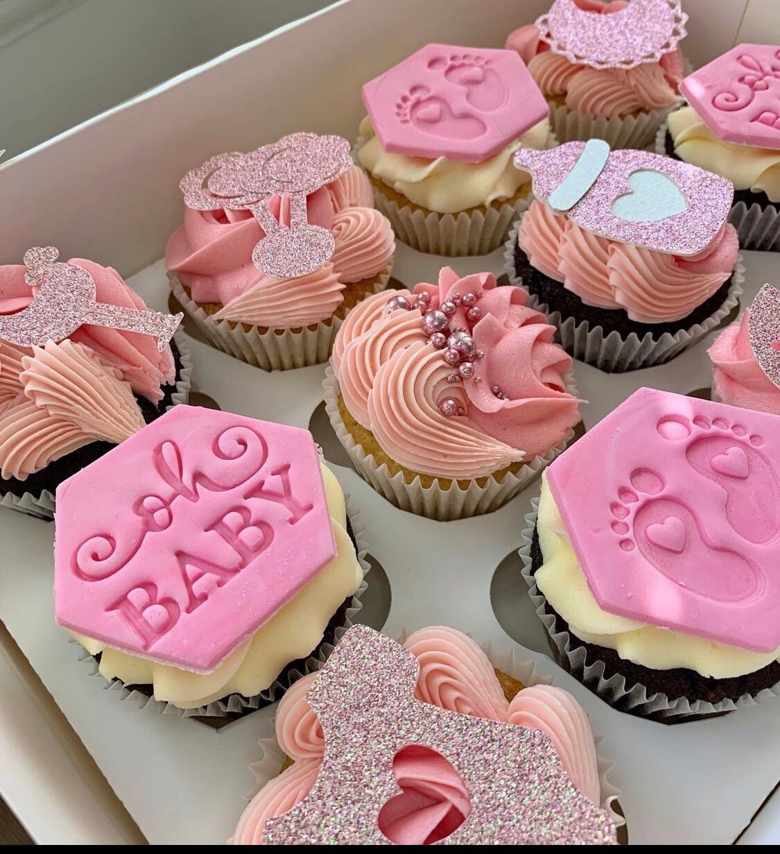 Baby Shower Cupcake Toppers