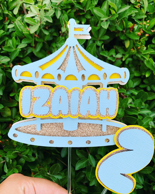 Circus Cake Topper