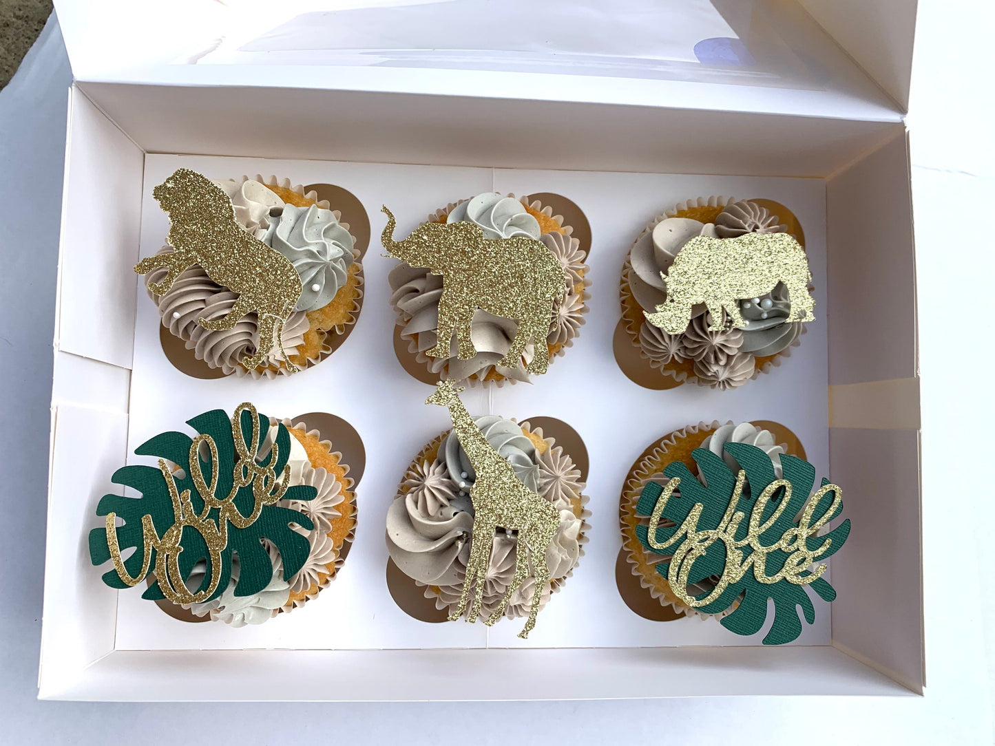 Wild One Cupcake Toppers