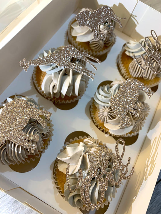 Wild One Cupcake Toppers, Safari Cupcake Toppers