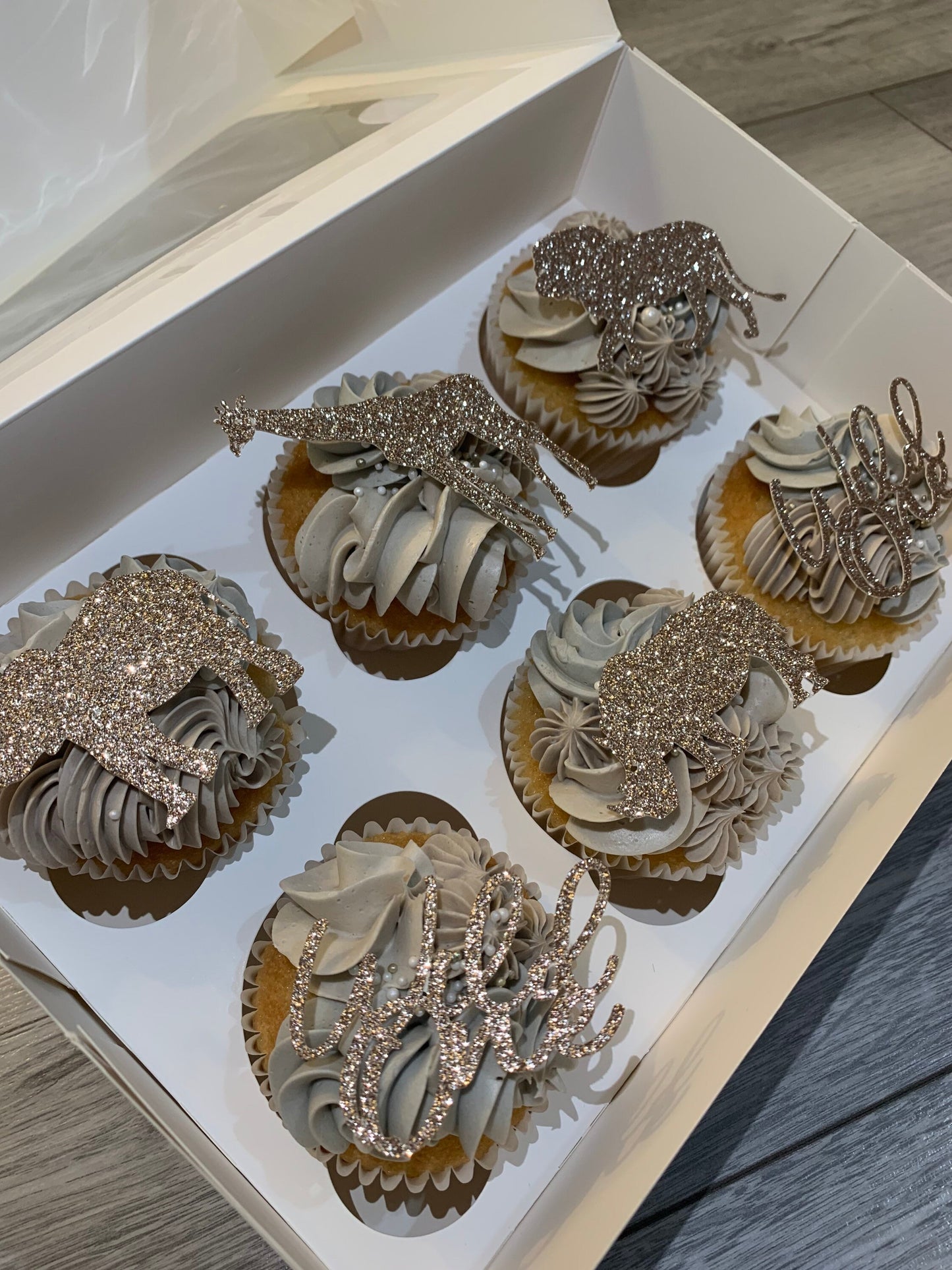 Wild One Cupcake Toppers, Safari Cupcake Toppers