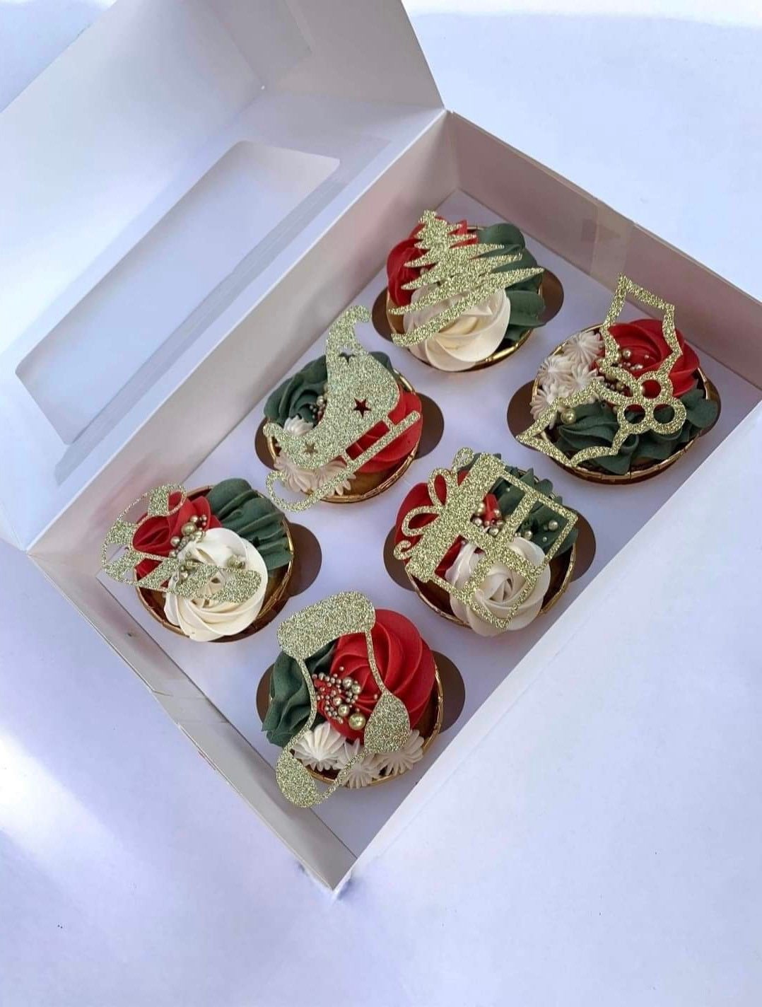 Christmas Cupcake Toppers