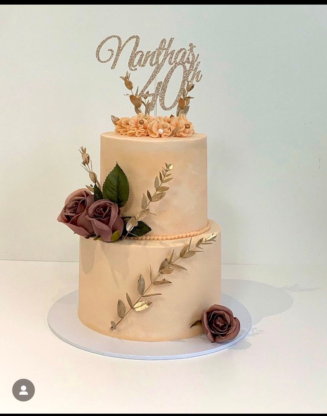 Name And Age Cake Topper
