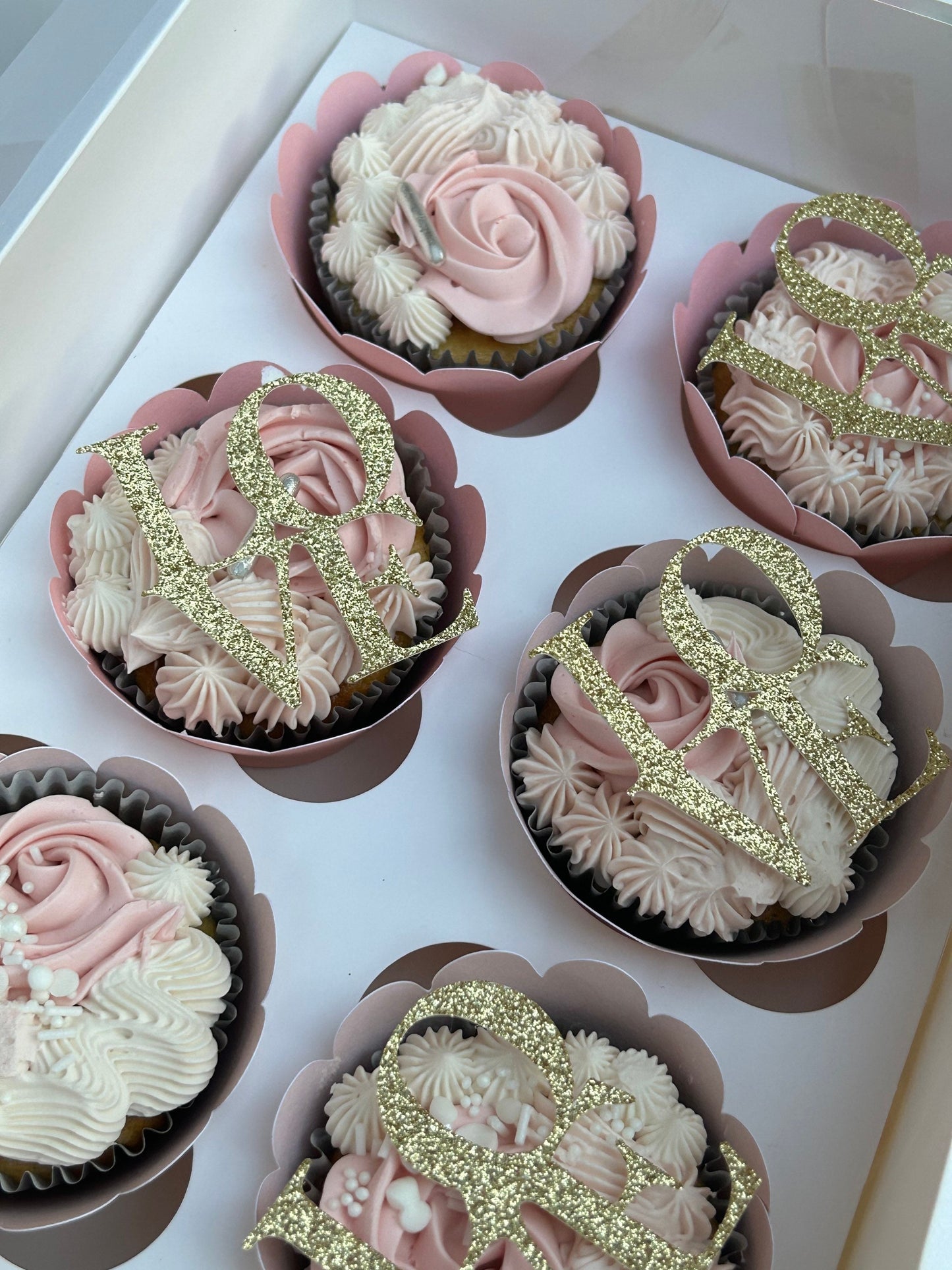 Valentine Cupcake Toppers