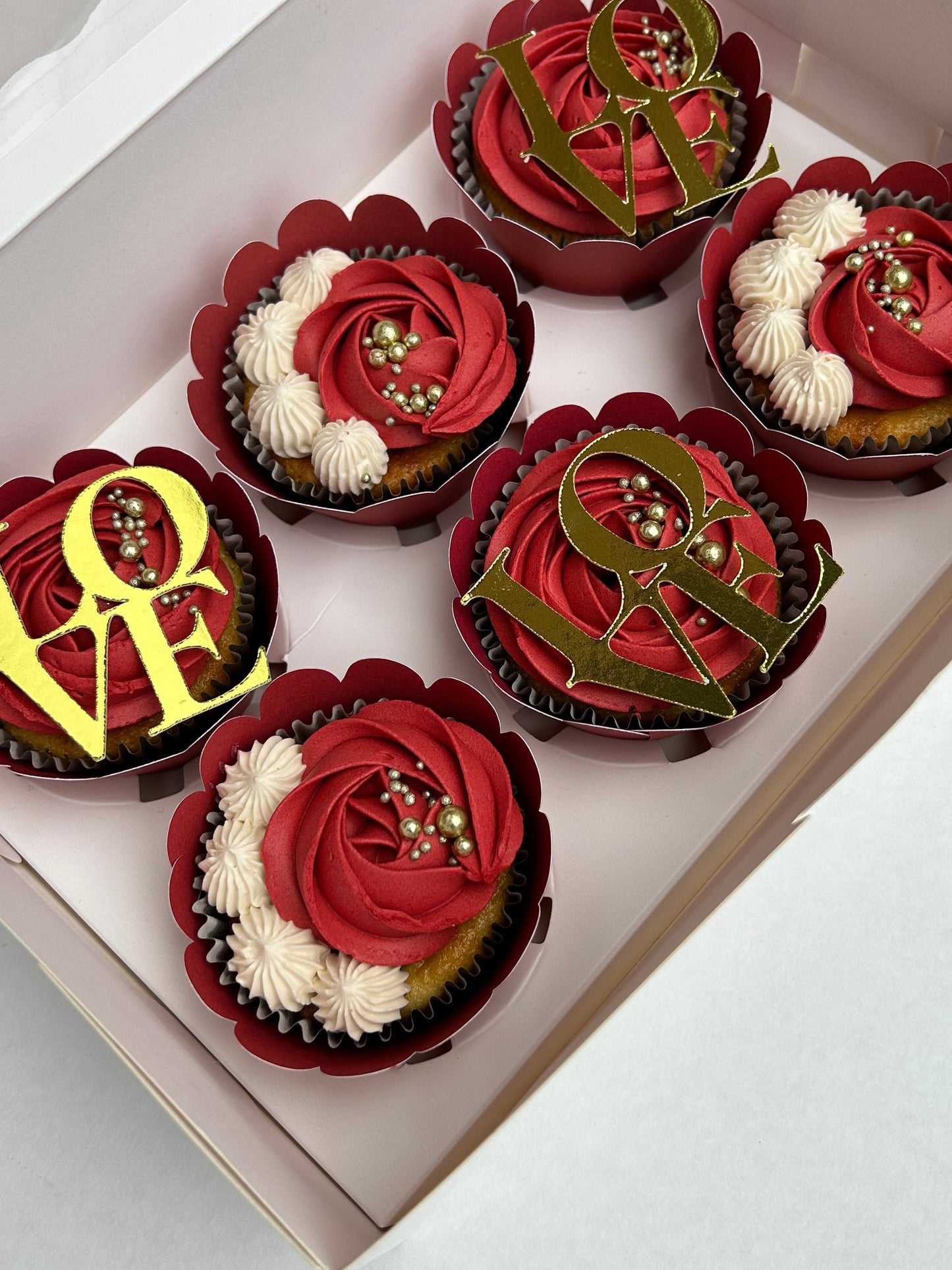 Valentine Cupcake Toppers