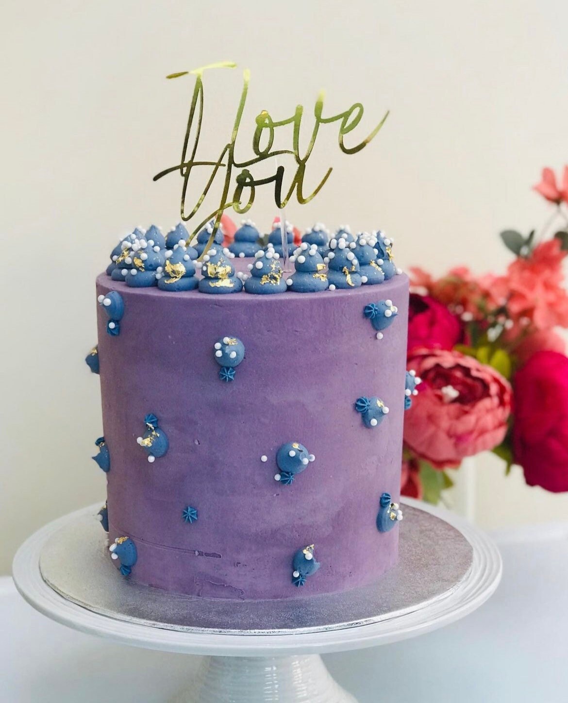 I Love You Cake Topper Anniversary Cake Topper