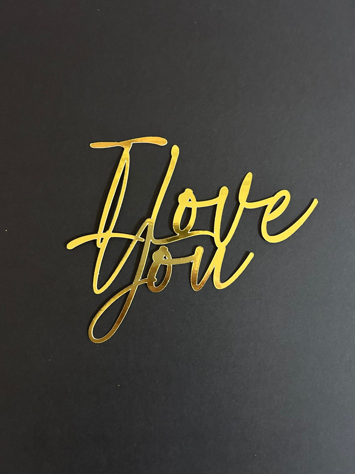 I Love You Cake Topper Anniversary Cake Topper