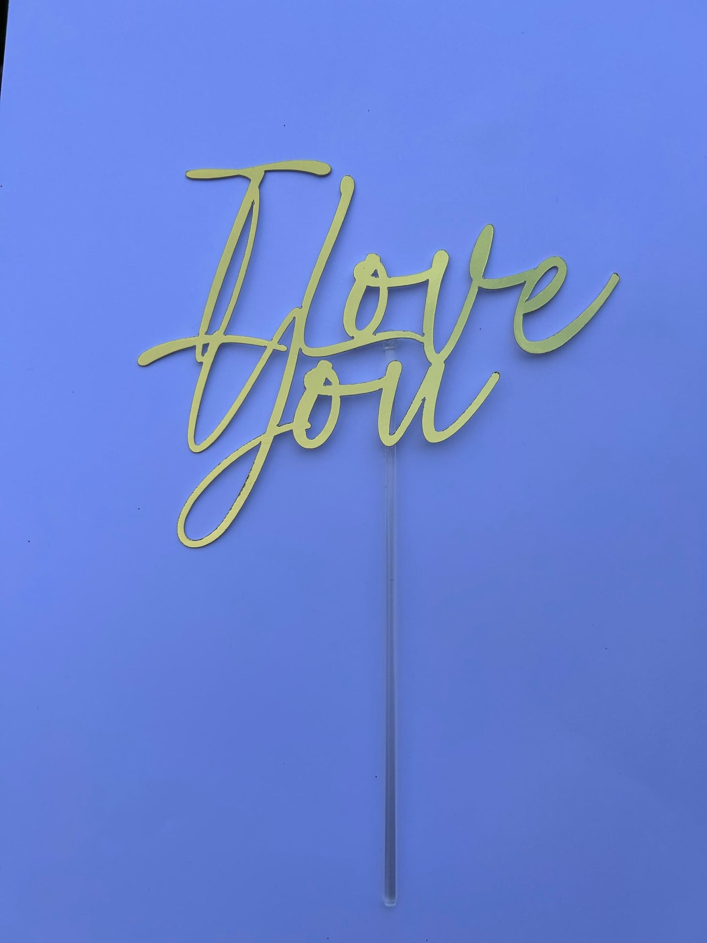 I Love You Cake Topper Anniversary Cake Topper