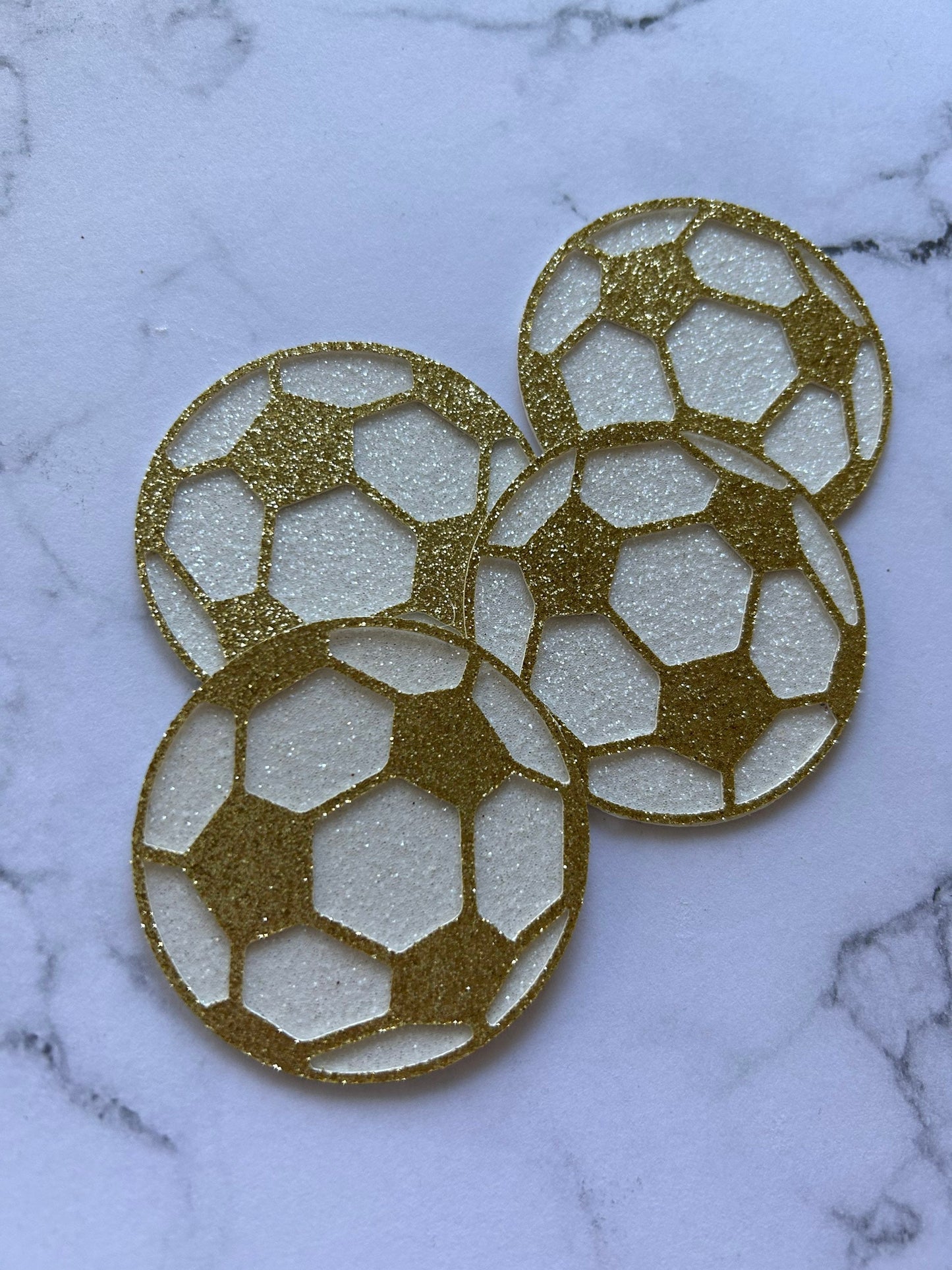 Football Cupcake Topper, Football Cake Charms
