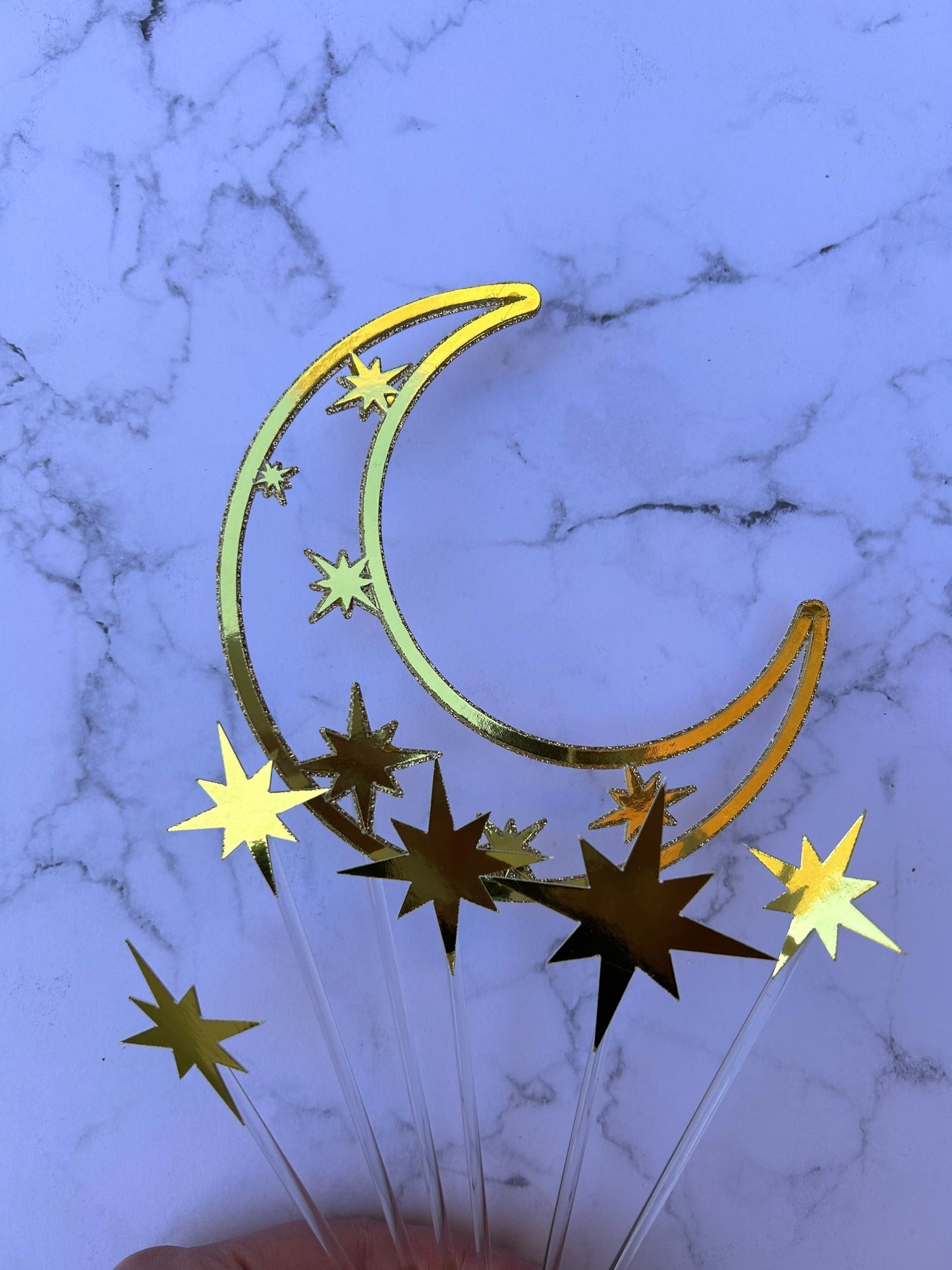 Moon & Stars Cake Topper