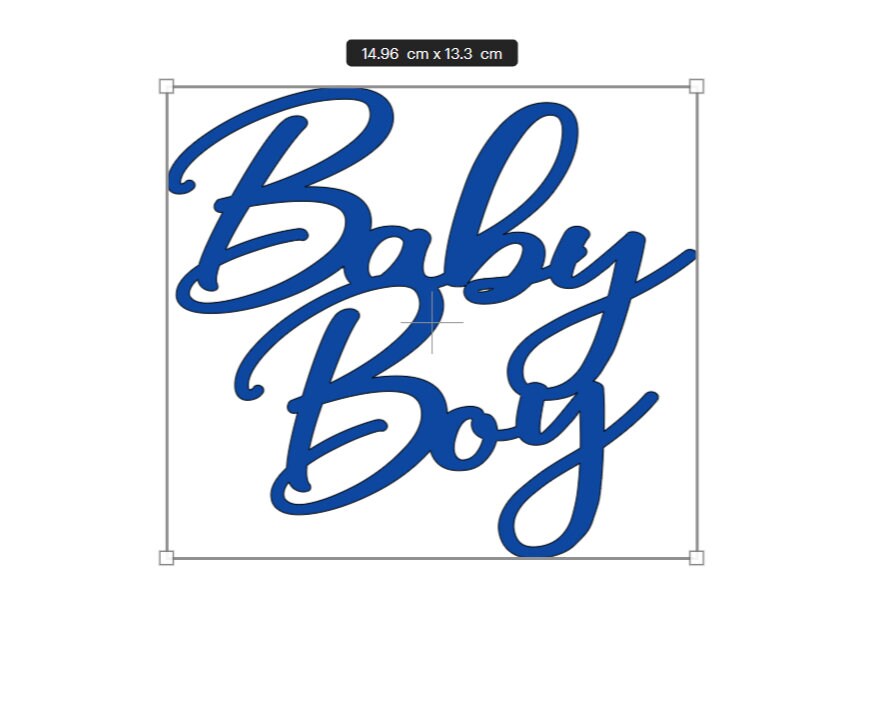 Baby Boy Cake Topper