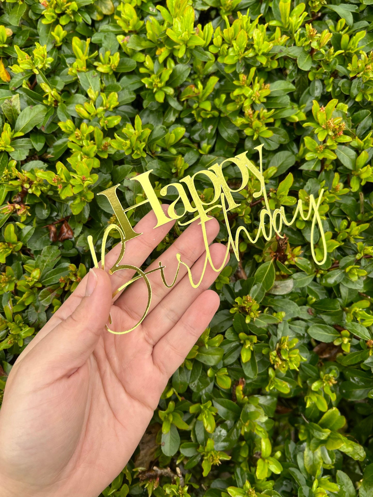 Happy Birthday Cake Charm, Sheet Cake Charm