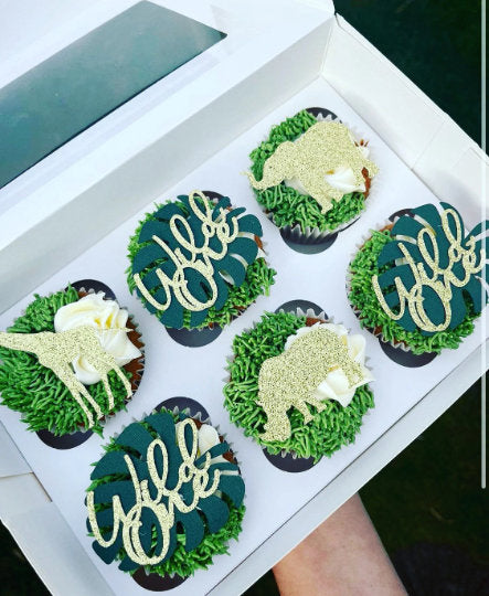 Wild One Cupcake Toppers