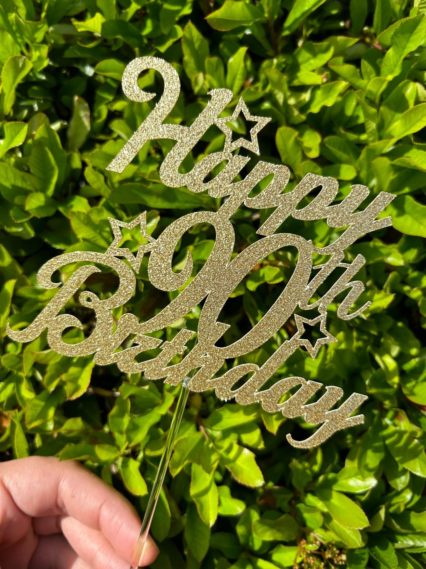 Happy Age Birthday Cake Topper