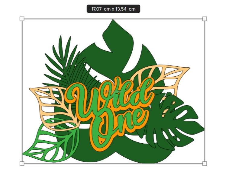 Wild One Cake Topper & Cake Topper Palm Leaves