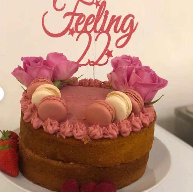 Feeling 22 Cake Topper