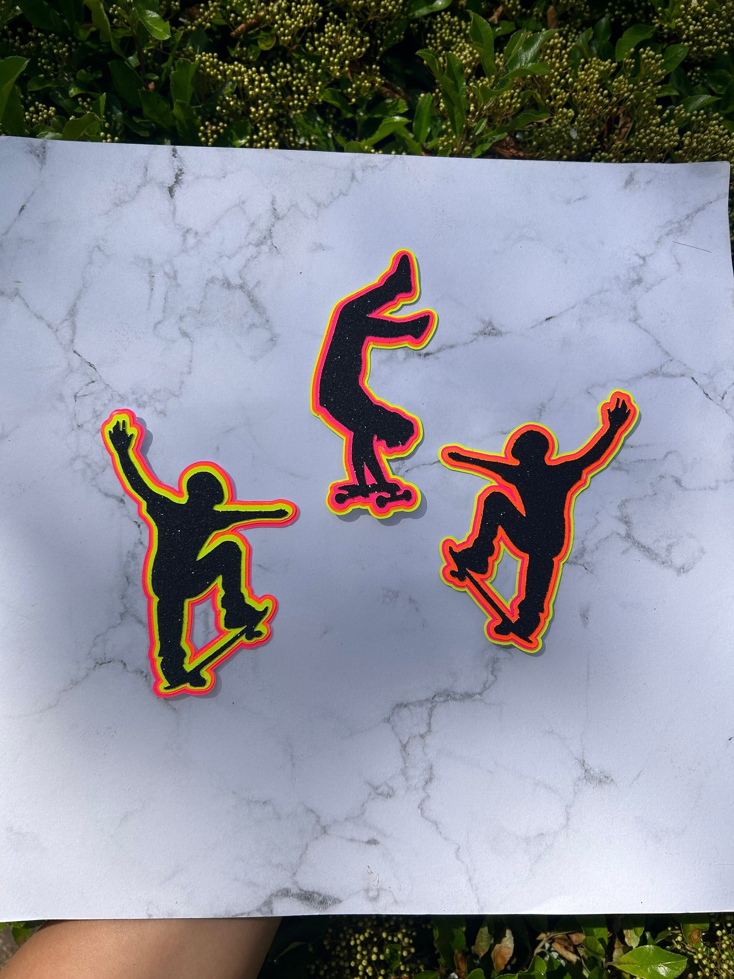 Skateboard Cake Topper, Skateboard Cake Charms