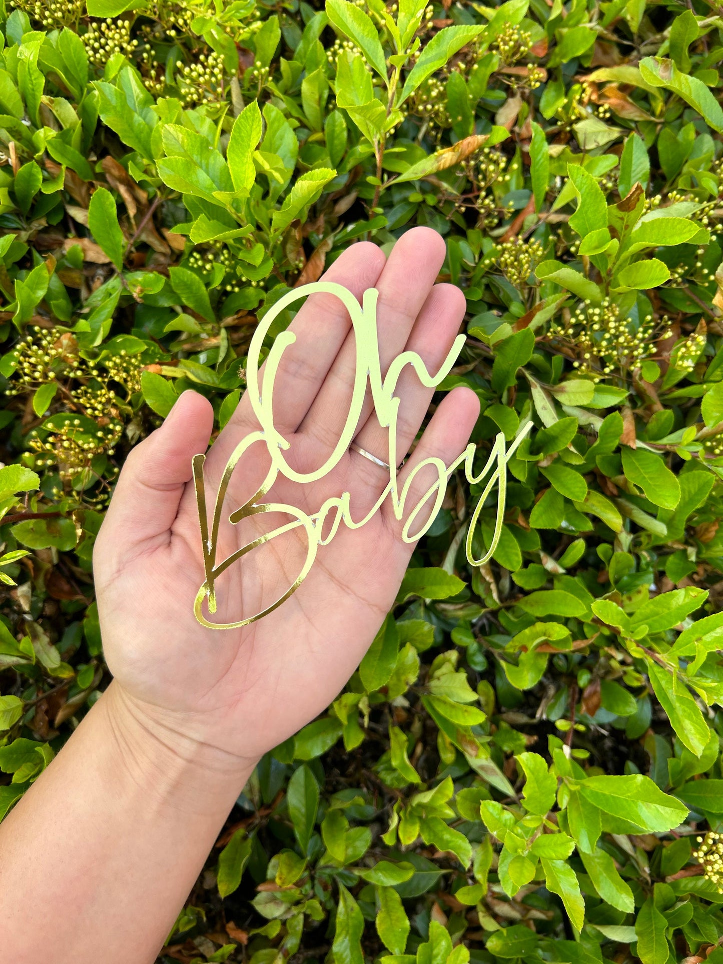 Oh Baby Cake Charm, Oh Baby Cake Topper