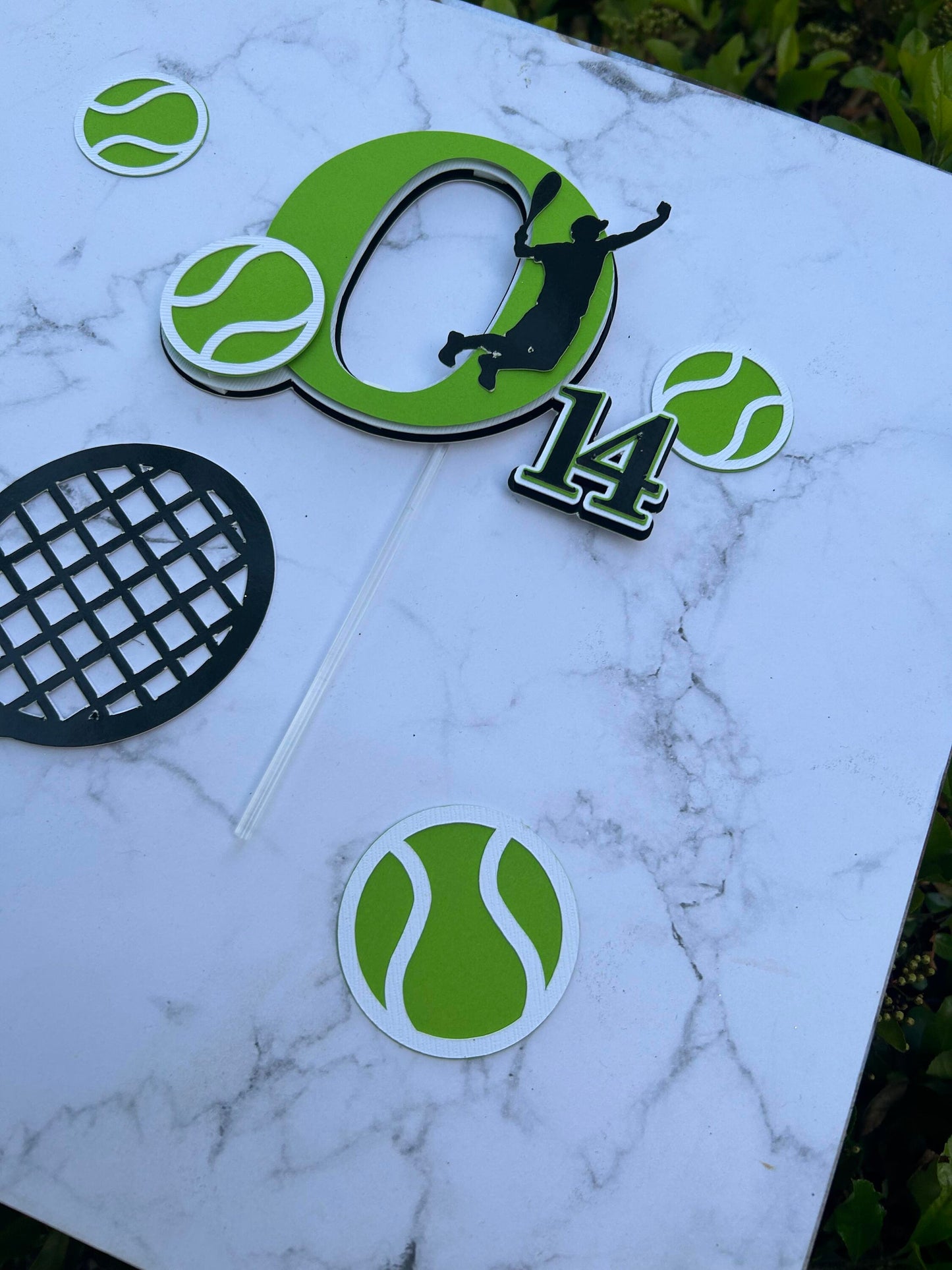 Tennis Cake Topper