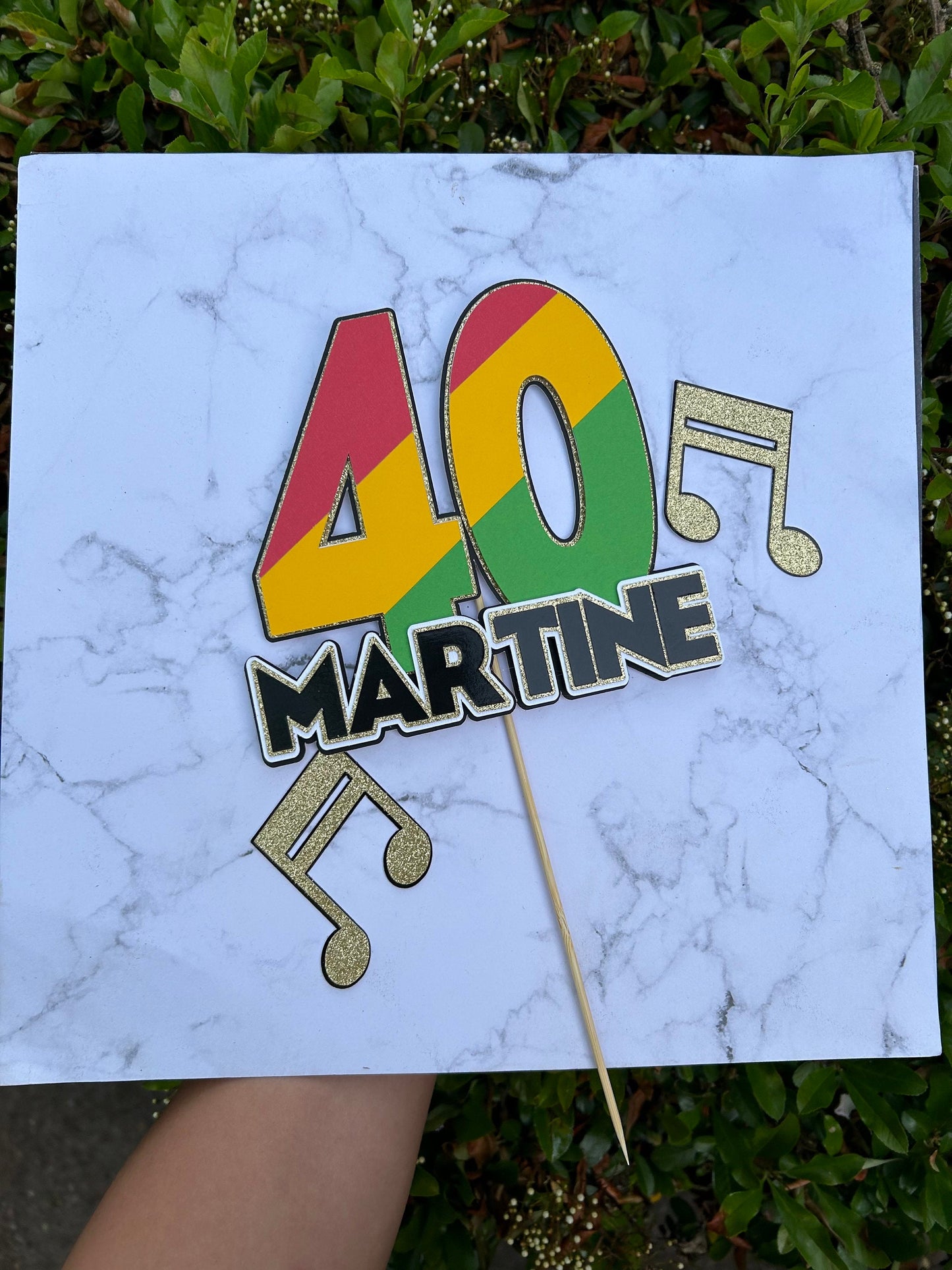 Jamaican/Reggae Cake Topper