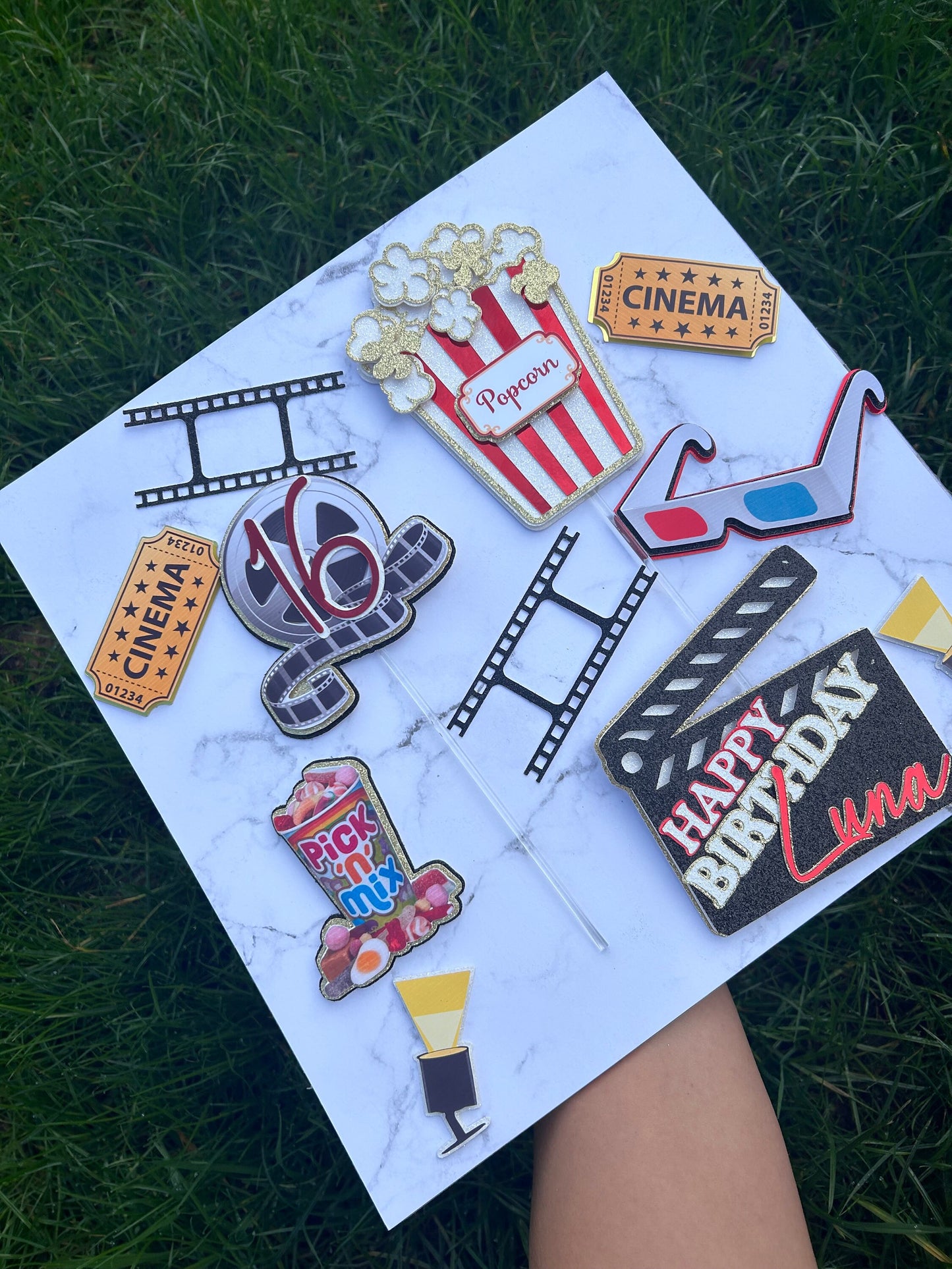 Film, Movie, Cinema Cake Topper