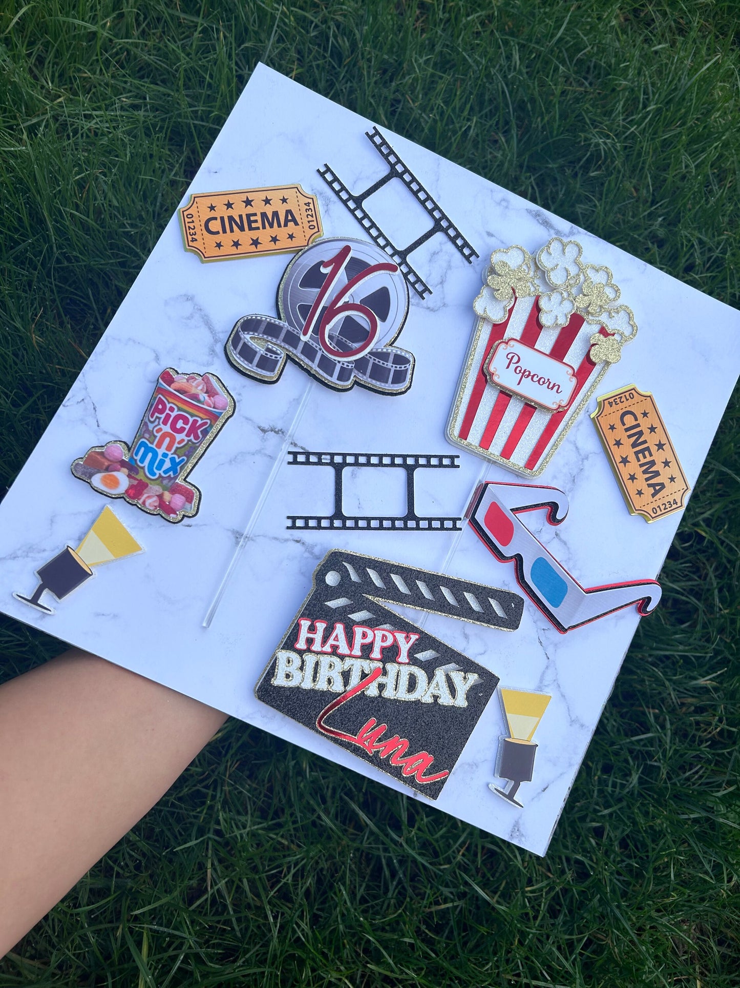 Film, Movie, Cinema Cake Topper
