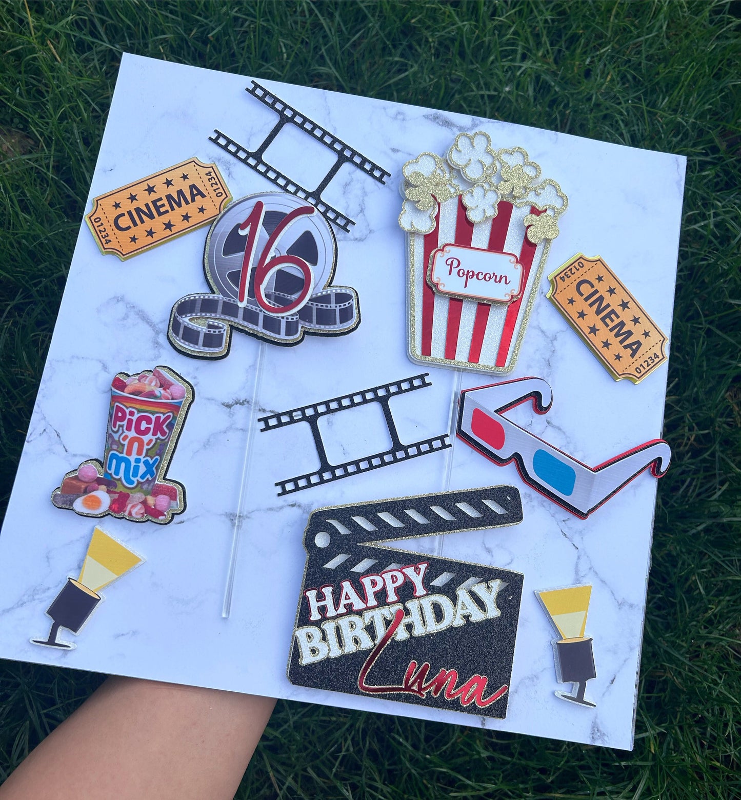 Film, Movie, Cinema Cake Topper