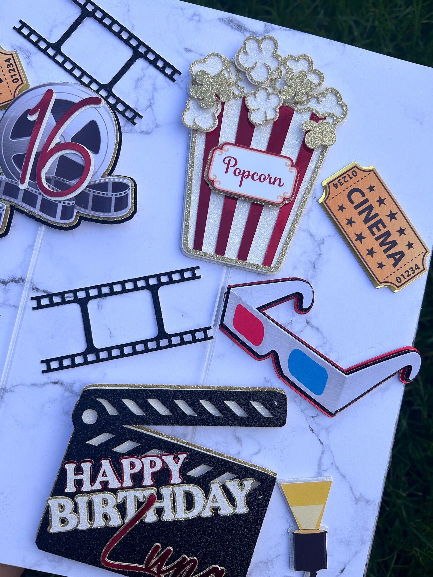 Film, Movie, Cinema Cake Topper